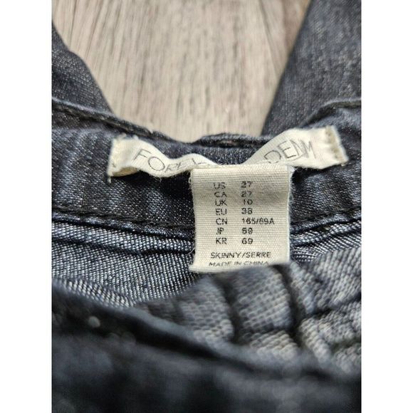 (3/$35) Forever 21 Womens Size 27 Pockets Denim Blue Jeans - Picture 5 of 11